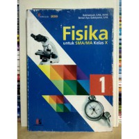 FISIKA UNTUK SMA/MA KELAS X