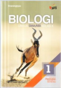 Biologi untuk SMA/MA kelas X Kelompok Peminatan