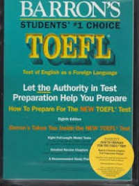 How To Prepare for The TOEFL Test : test of English as a Foreigh Language