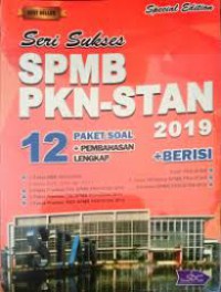 Seri SPMB PKN-STAN 2019. 12 paket soal +pembahasan lengkap