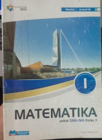 Matematika untuk SMA/MA Kelas X