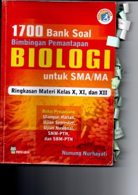Image of 1700 Bank soal bimbingan pemantapan Biologi untuk SMA/ MA Ringkasan materi X,XI, XII : Buku Pengayaan