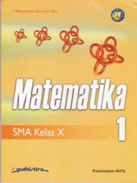 Matematika 1 SMA Kelas X Peminatan MIPA