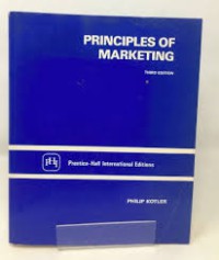 Principles of marketing